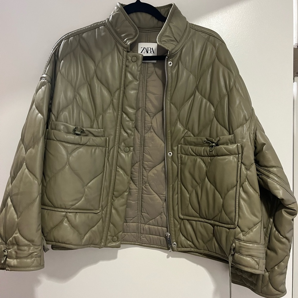 Zara short quilted jacket